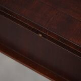 Mid-20th century mahogany writing desk by a Danish cabinetmaker, 1950s.