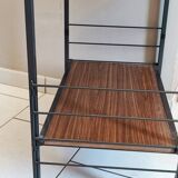 Side table for plexiglass vinyl storage