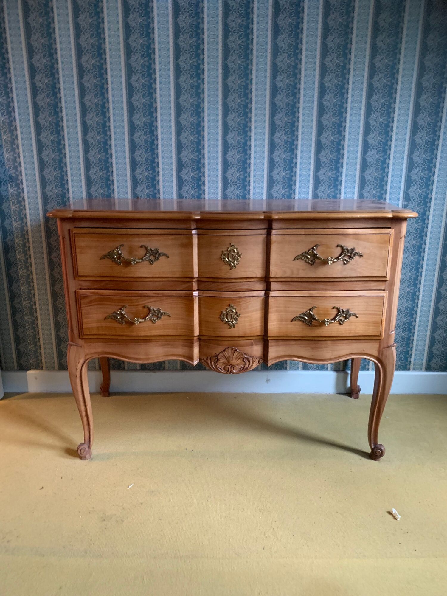 chest of drawers of transition style twentieth century