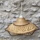 Suspension en osier vintage