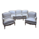 Salon canapé et paire de fauteuils de style Louis XV