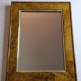 Old rectangular mirror, patinated, 1900, 55 cm