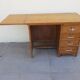 Desk oak vintage style english drawer and extension