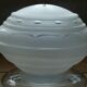Vintage saucer lamp globe