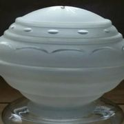 Globe de lampe vintage soucoupe