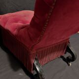Upholstered armchair Napoleon III