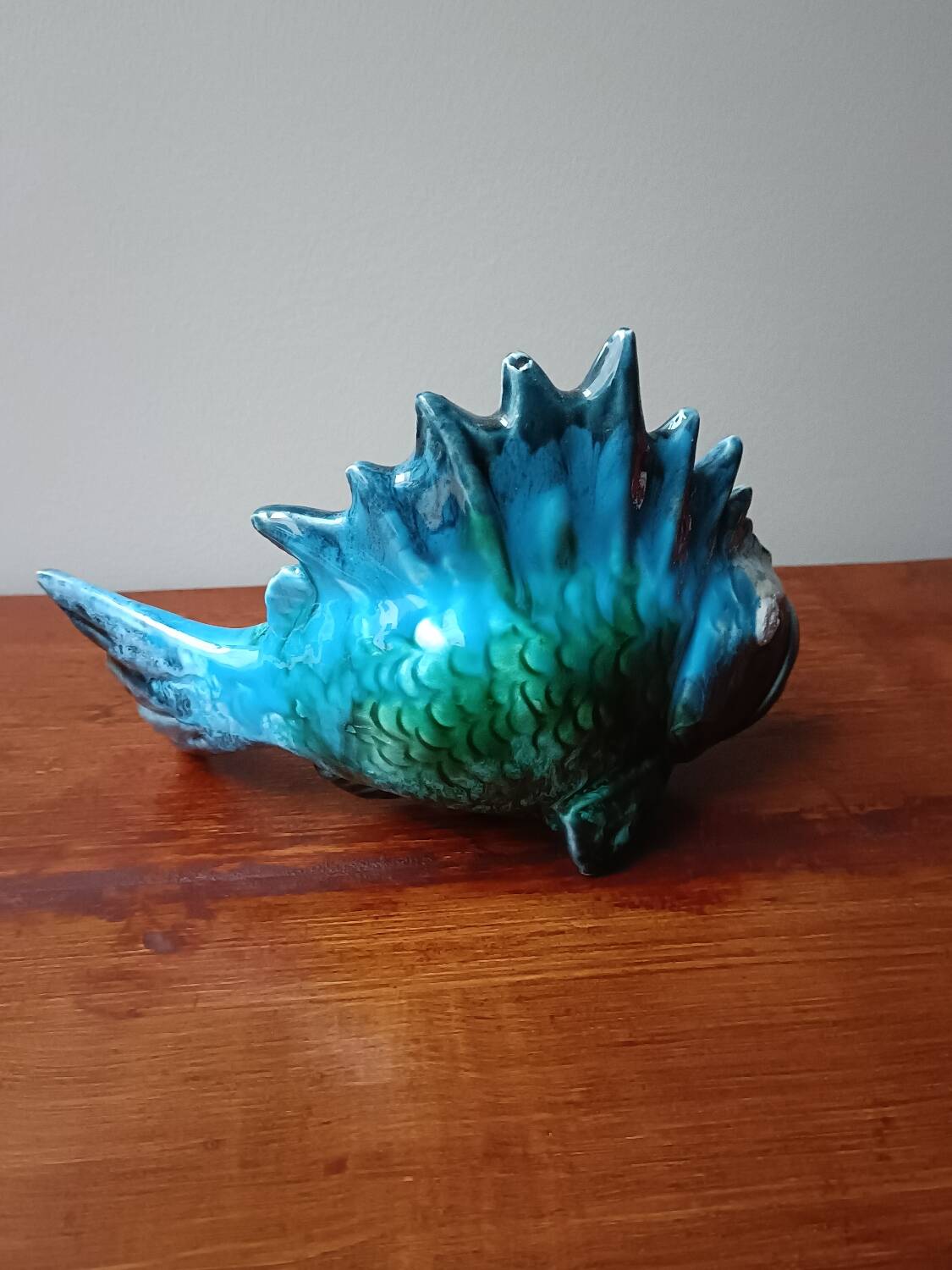 Fish in Vallauris barbotine