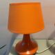 2 lampes de chevet orange, années 70