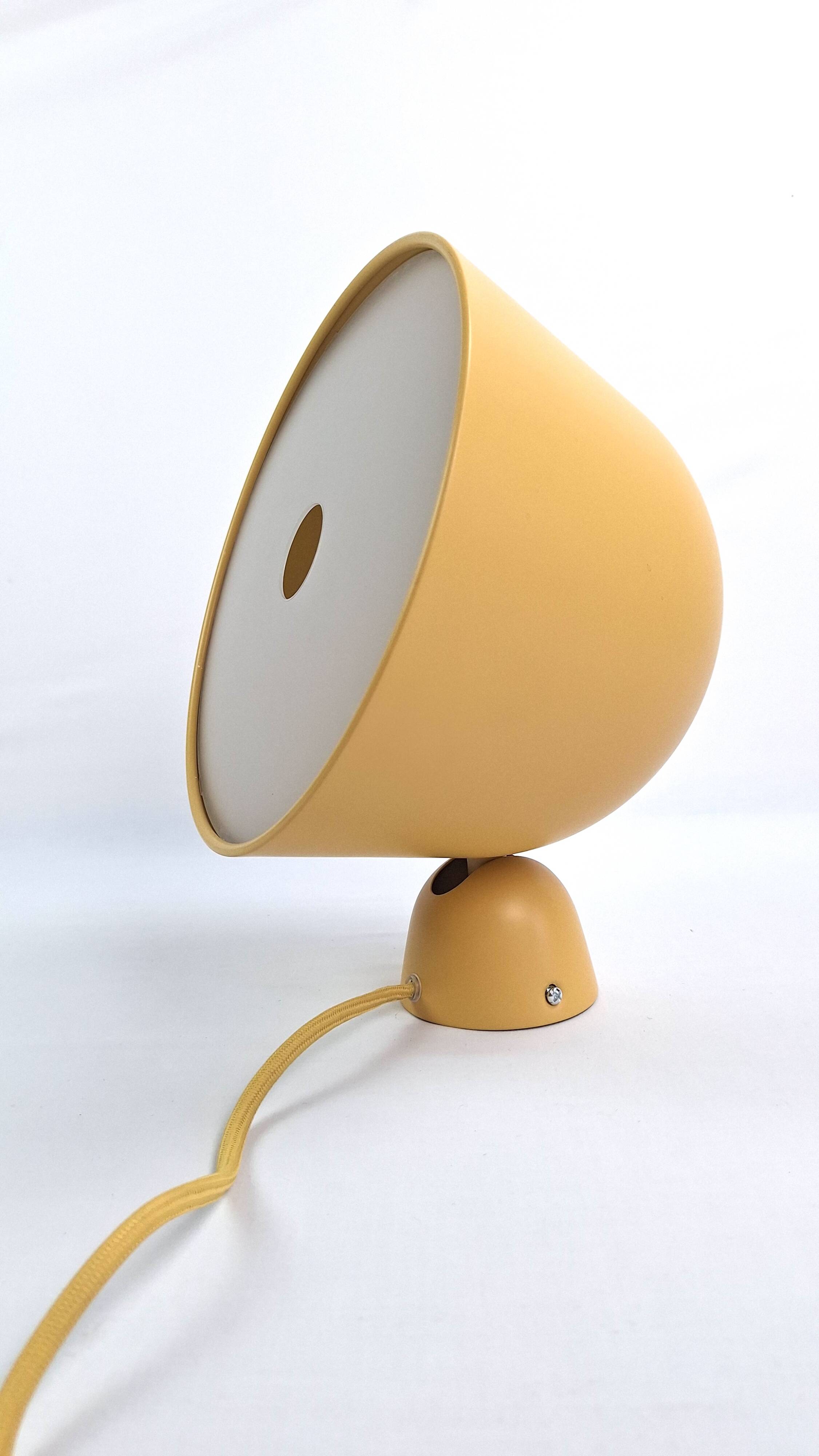Pair of vintage space age adjustable bedside wall lights