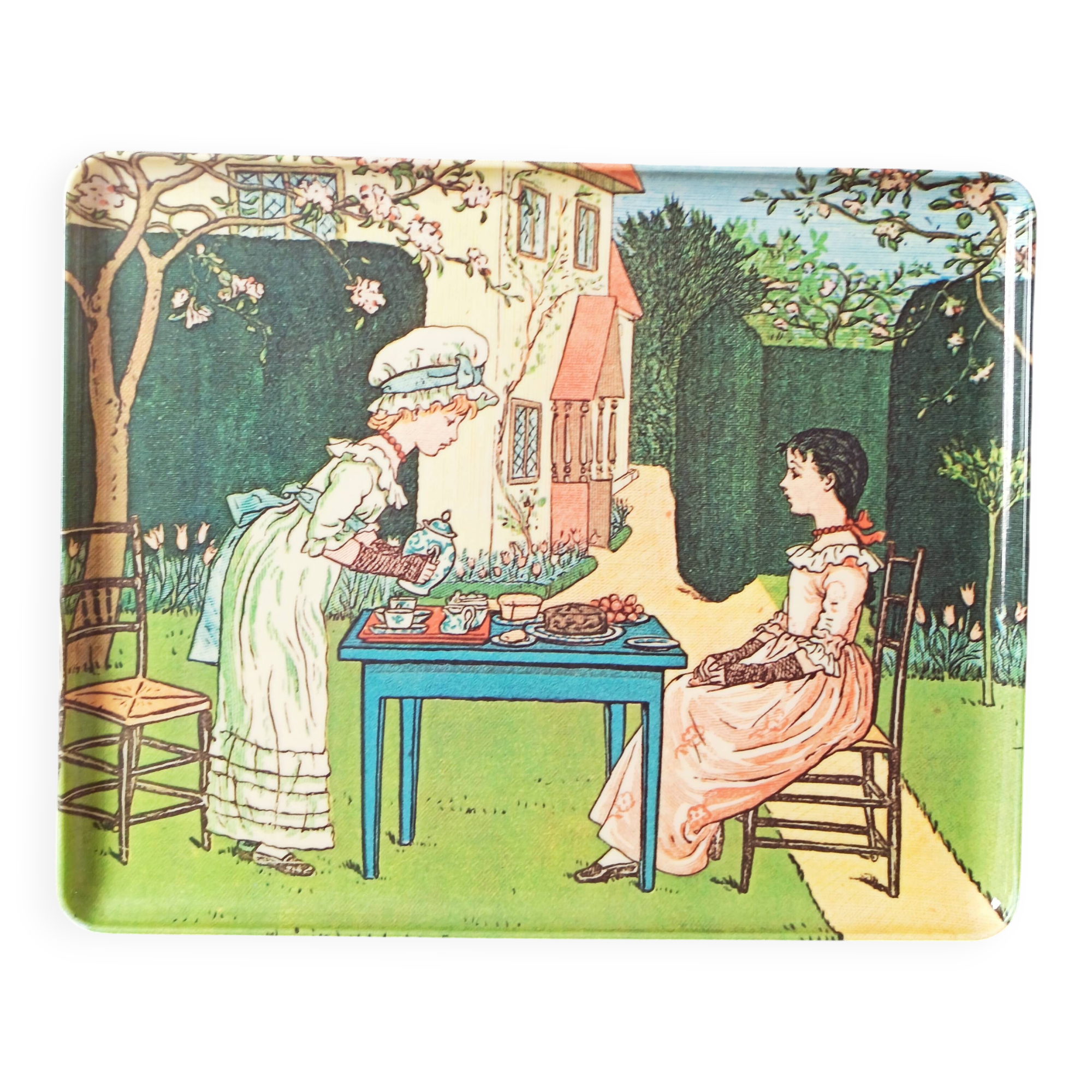 Vintage Italian melamine tray