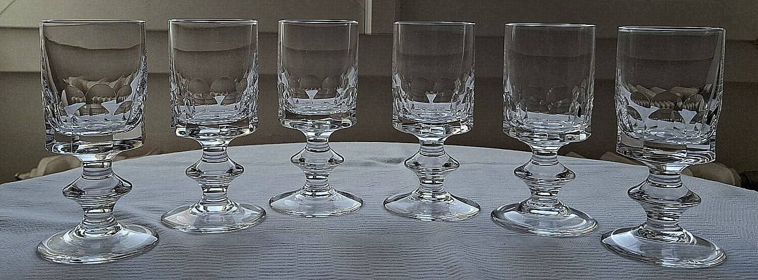 Port glass in crystal, Bayel