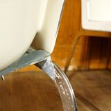 Set of 4 hull chairs - chrome Roche-Bobois & Edmonds Alt 1970