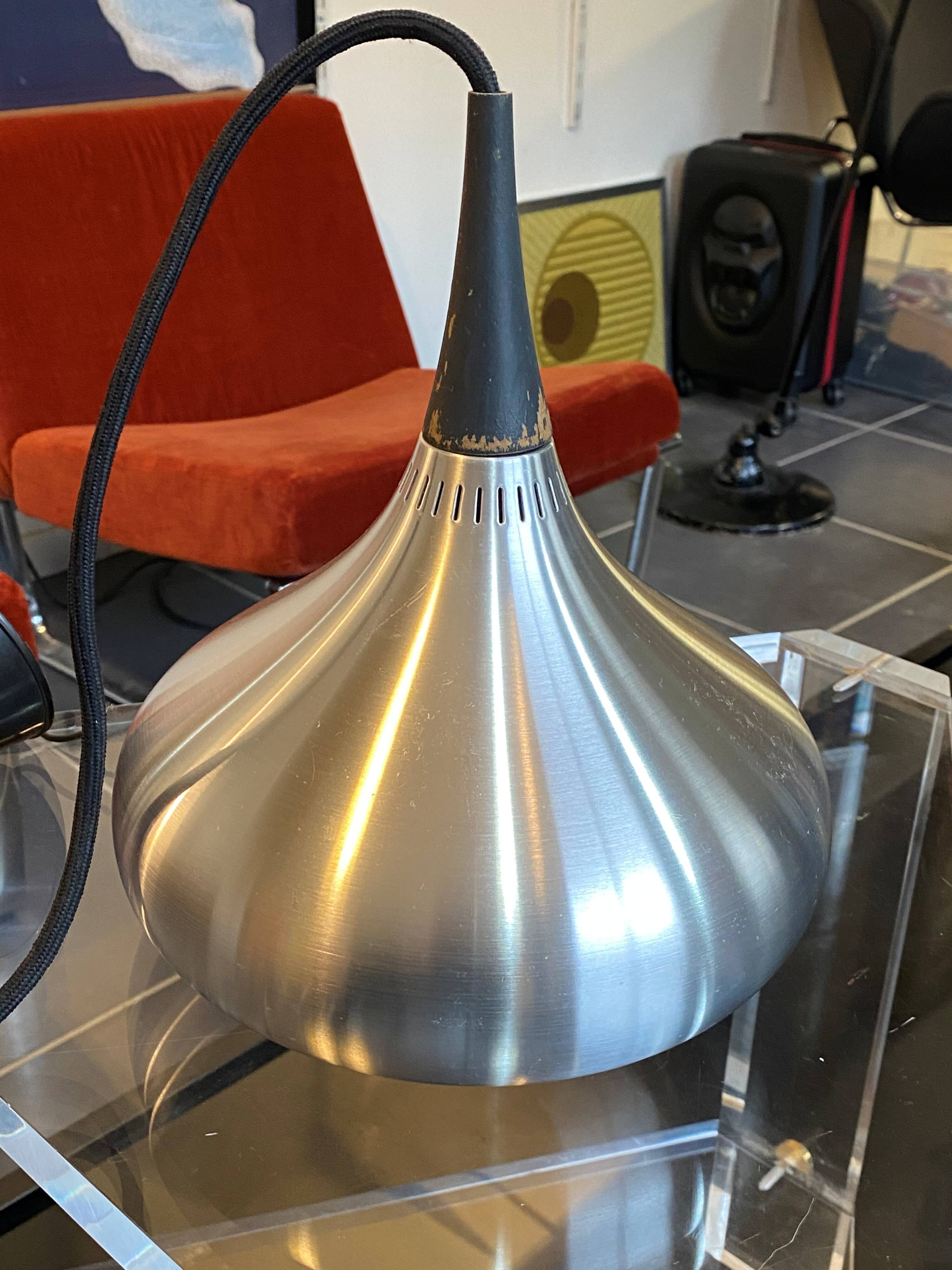 Pendant lamp n1 aluminum aluminum Johannes Hammerborg Fog & Morup Denmark