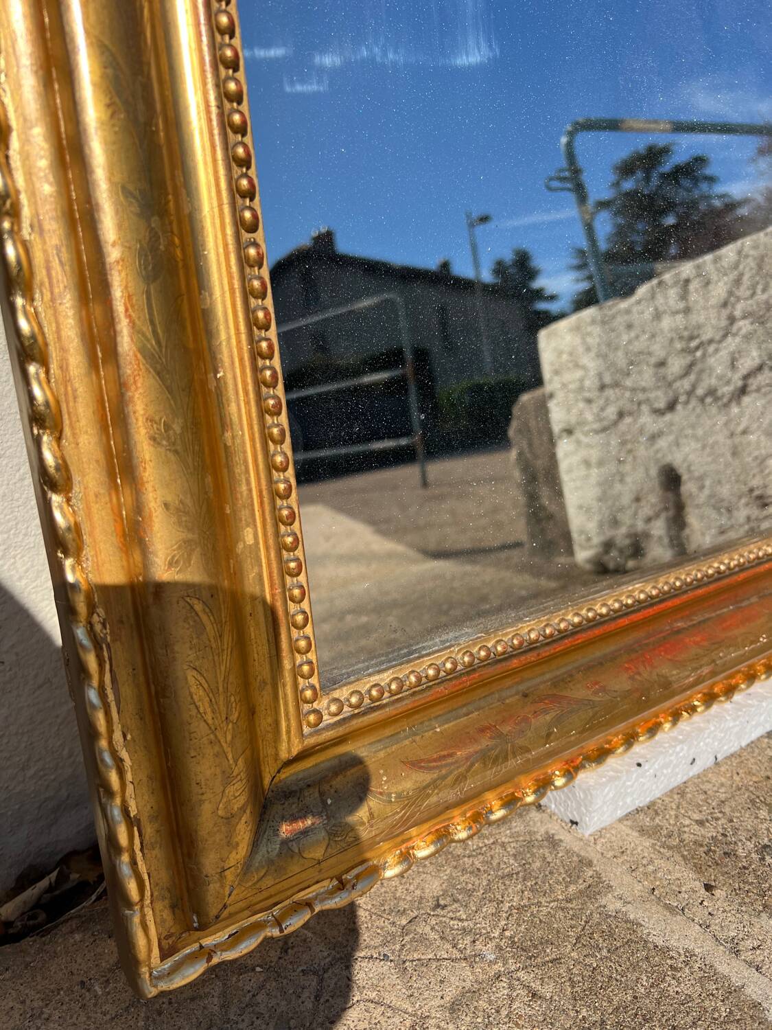 Golden Louis Philippe mirror