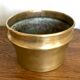 Cache-pot en laiton vintage