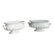 Vintage white porcelain cache-pot