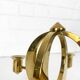 Mid-Century Scandinavian Brass Candlestick by Arthur Pe, Kolbäck, Sweden 1950-60