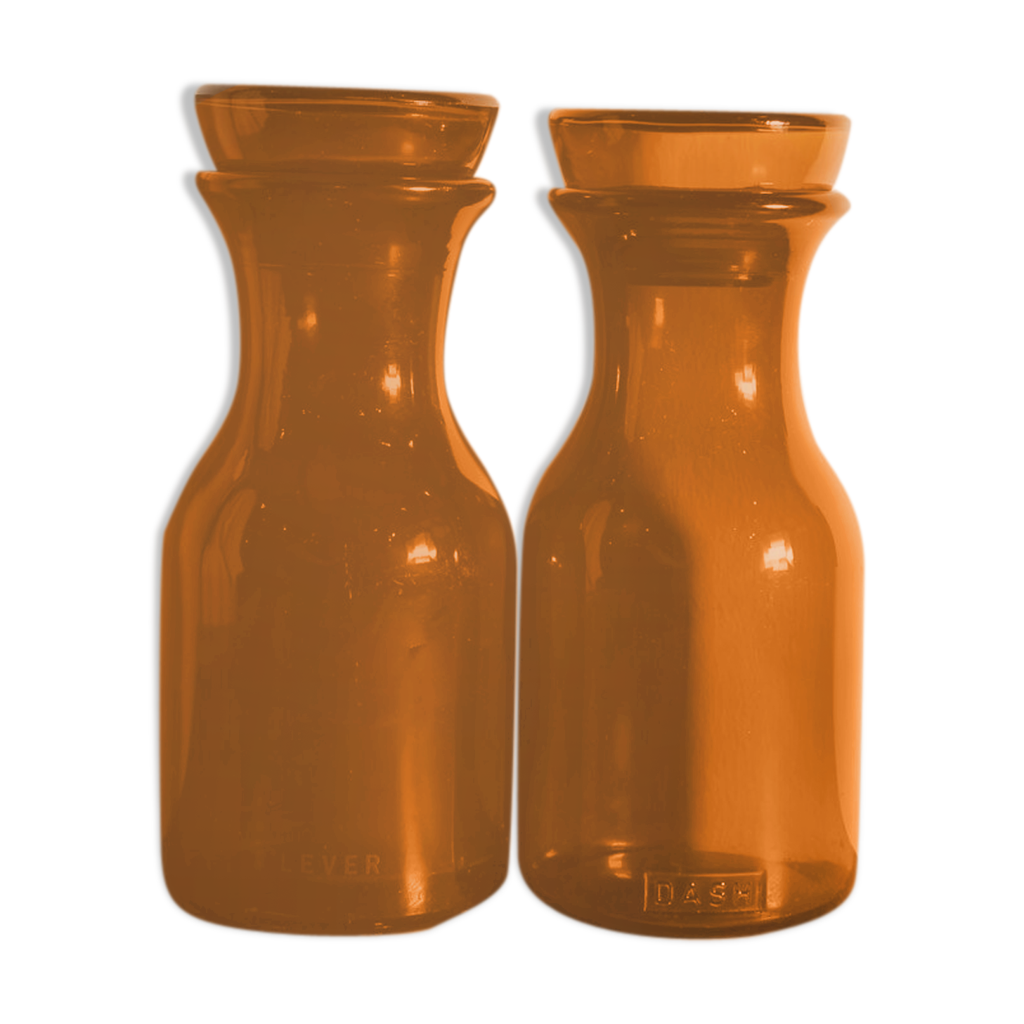 Pair of washing powder jars