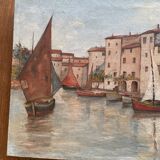 Oil on canvas signed LA.Housset: