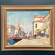 Swedish Oil on  panel - "Venice II" by Knut Norman - Vintage- 51 × 43 cm