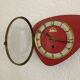 Pendule formica vintage de forme libre