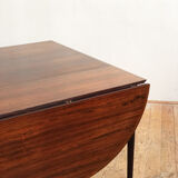 Table à manger extensible vintage en palissandre, modèle 227 par Arne Vodder pour Sibast