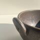 Pair of 2 handmade stoneware bowls, 20th century