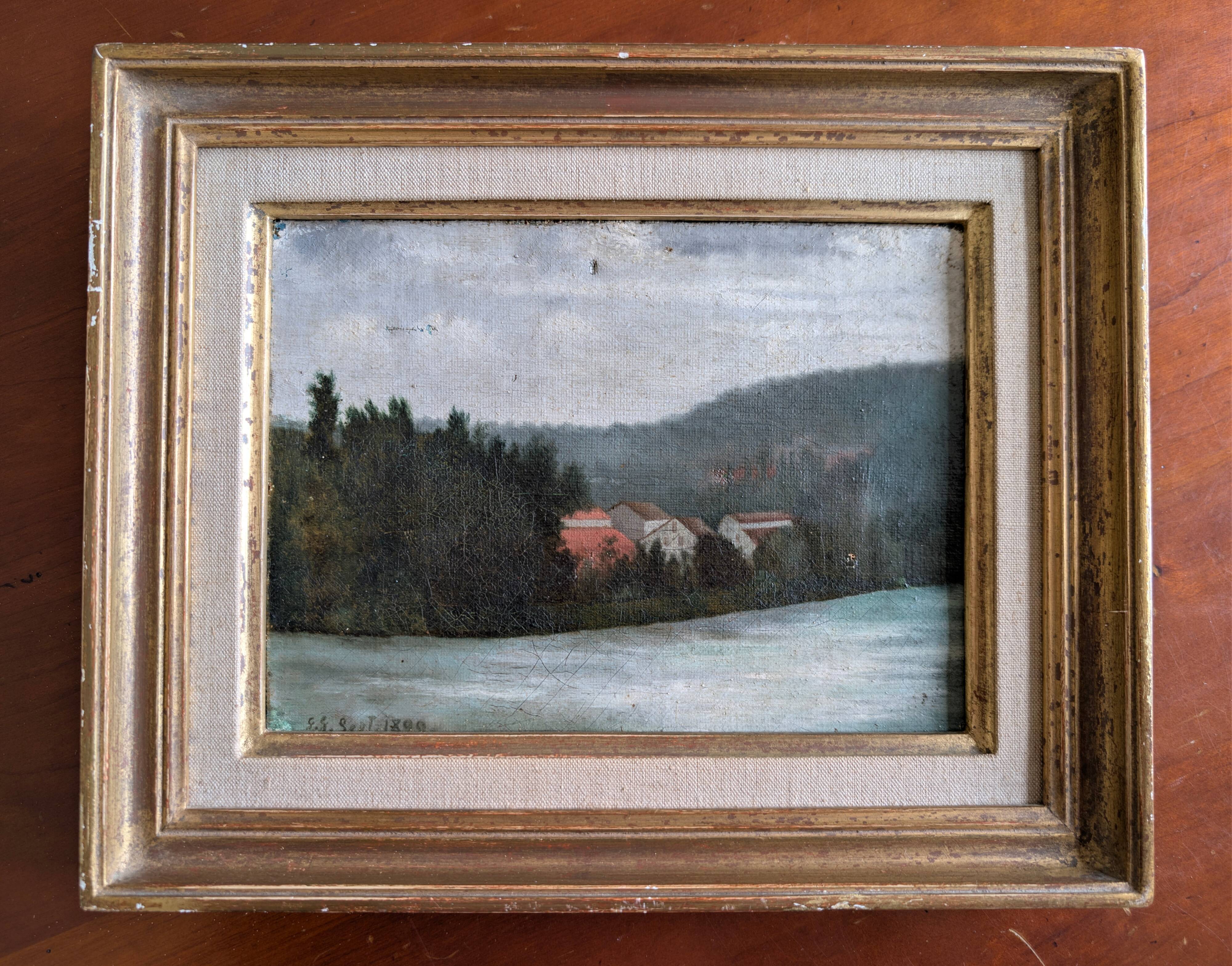 Small landscape painting