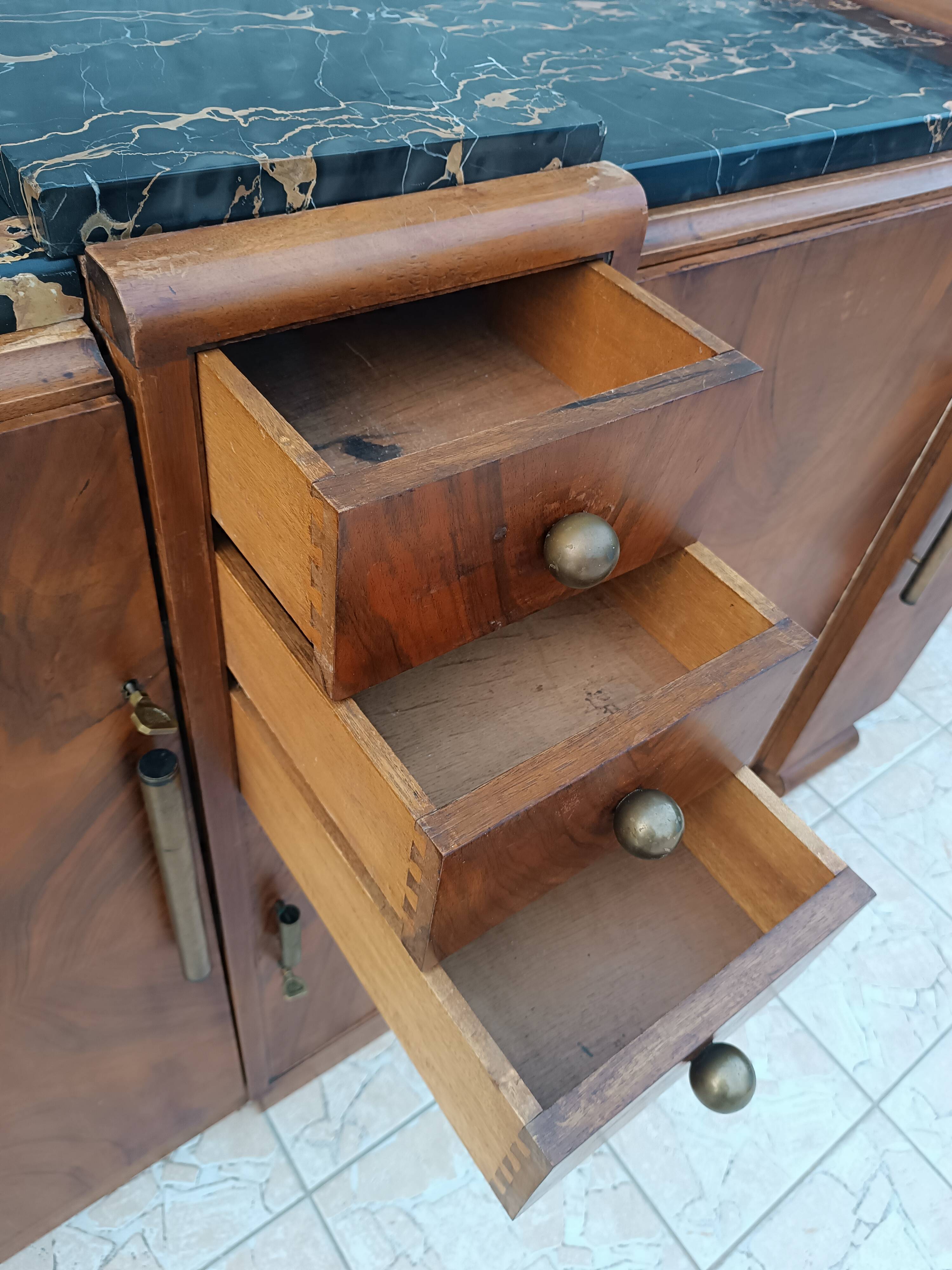 Art Deco mahogany sideboard