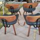 Lot de 4 chaises Dutchbone Black Wood