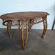 Table basse en rotin
