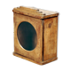 Wall display case - old burmese teak clock box