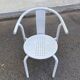 Vintage IKEA Maxmo Armchair 80s White Metal Design