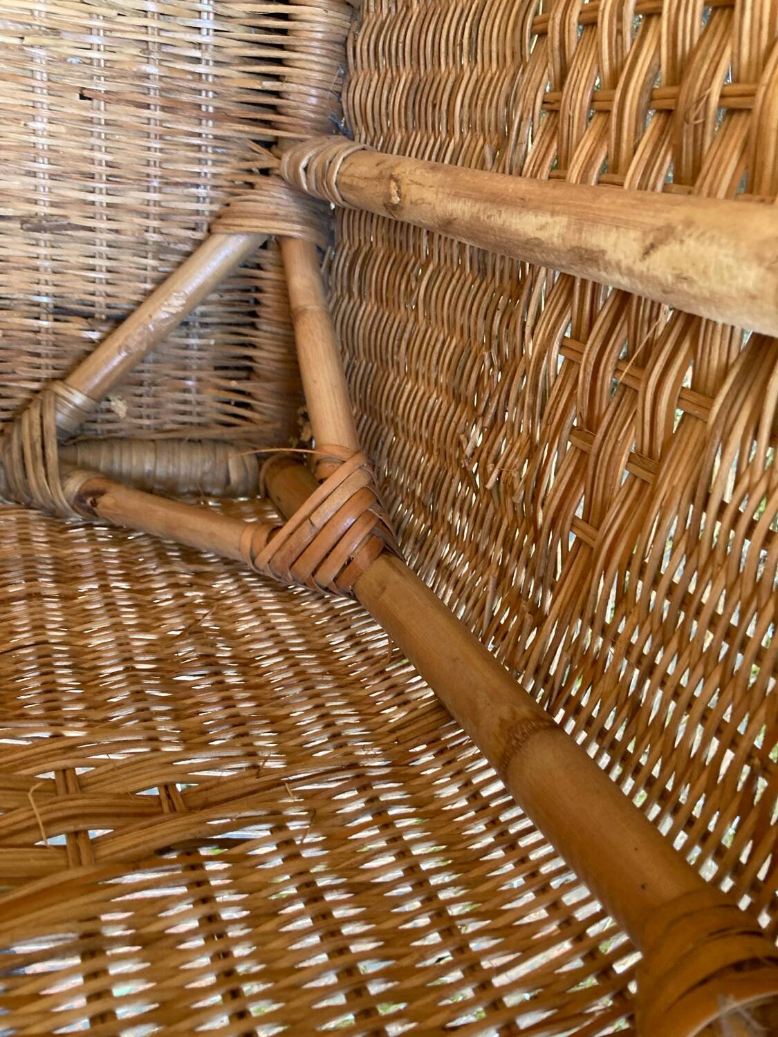 Vintage wicker chest