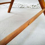 Folding table bamboo and fabric