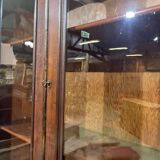 19th century English mahogany two-part bookcase