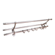 Nickel-plated Art Deco coat rack, 1920s