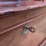 18th century walnut wedding chest