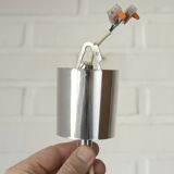 Vintage Orange Mid Century Modern Pendant Lamp Yugoslavia in the 1970's