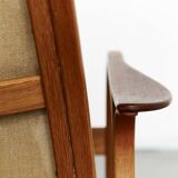 Fauteuil et repose-pieds Lamino par Yngve Ekström pour Swedese