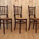 Set of 6 bistro chairs by Fischel
