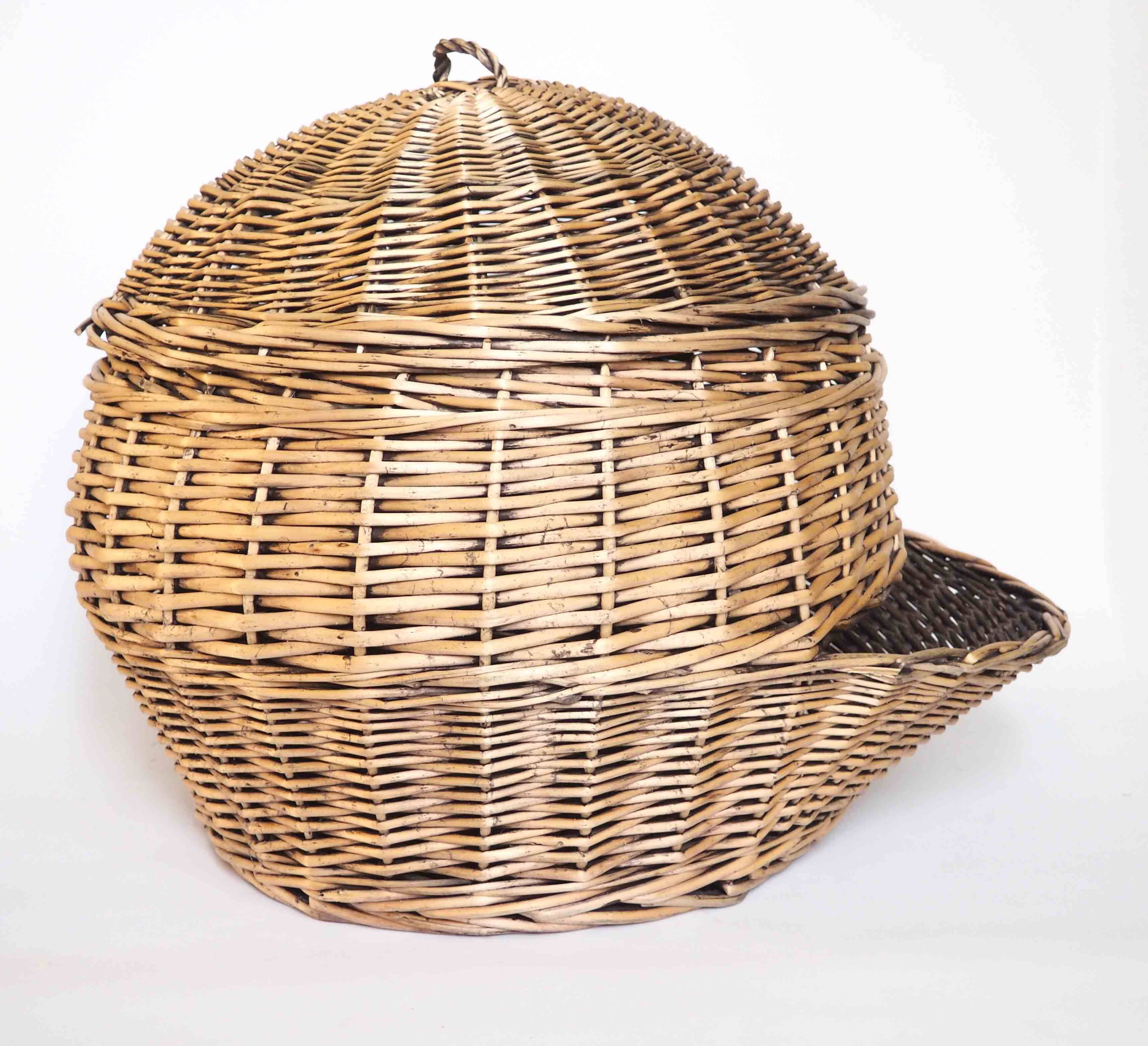 Extra large rattan potato basket