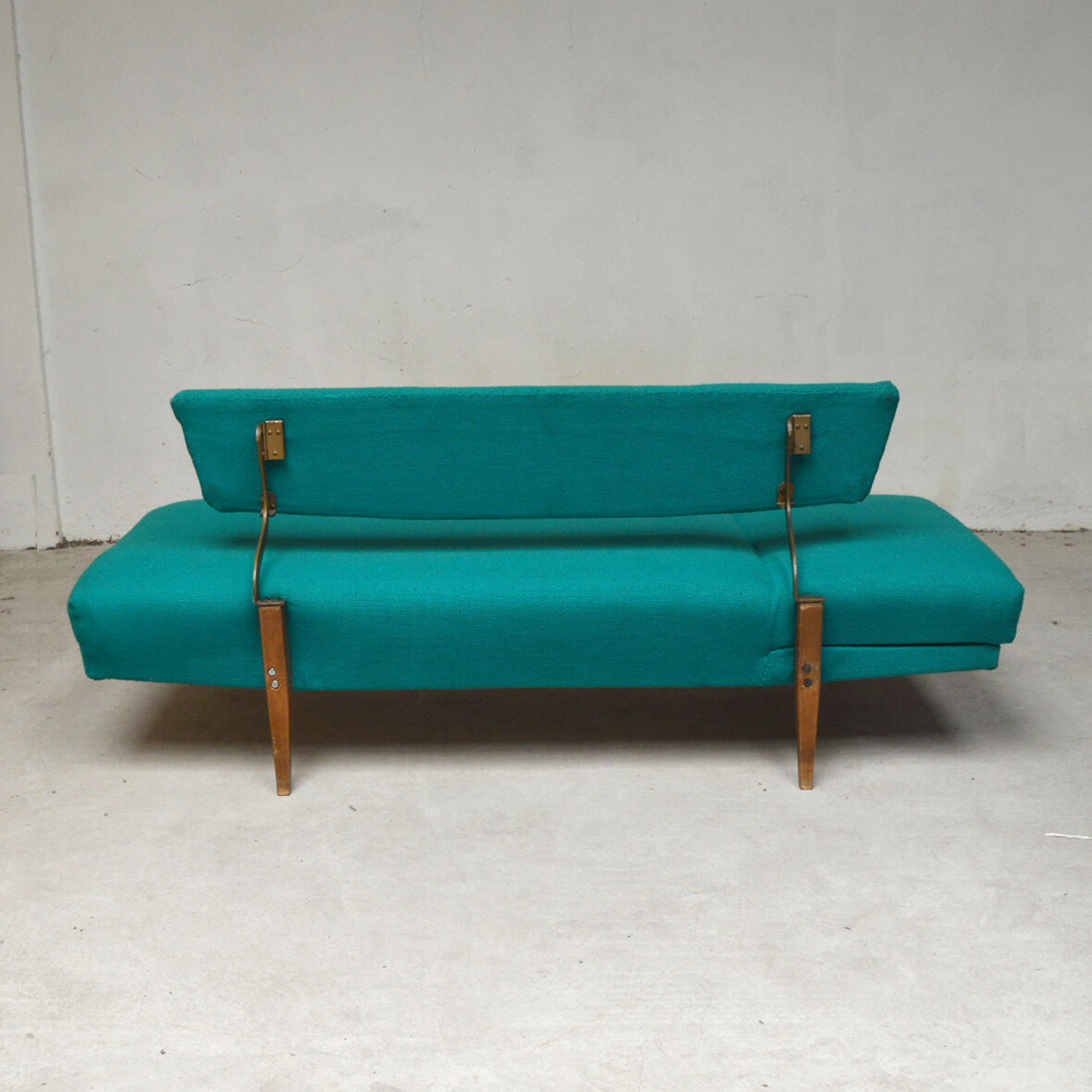 Sofa turquoise daybed, 1960