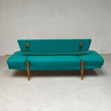 Sofa turquoise daybed, 1960