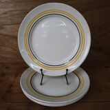 Set of 4 Moulin des Loups flat plates