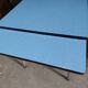 Blue formica table