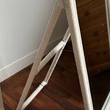 Rattan full-length mirror