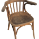 Fauteuil bois courbé