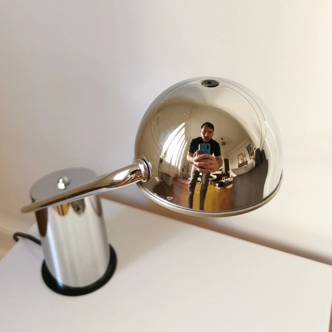 Chrome desk lamp, 197p