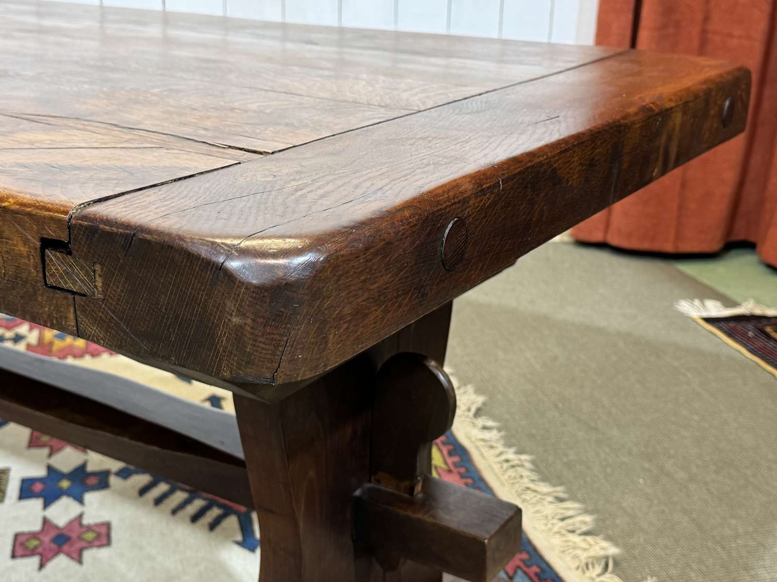 Monastery table in oak from the early 20th century.